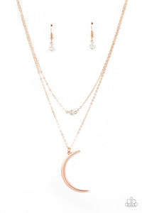 Modern Moonbeam Necklaces - Rose Gold