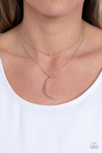 Load image into Gallery viewer, Modern Moonbeam Necklaces - Rose Gold
