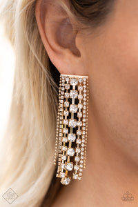 Starry Streamers Earrings - Gold