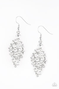 Cosmically Chic Earrings - White