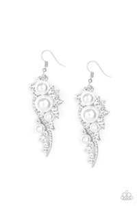 High-End Elegance Earrings - White