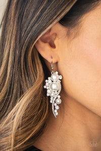 High-End Elegance Earrings - White