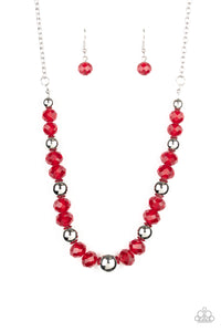 Jewel Jam Necklace - Red