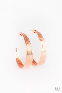 Live Wire Earrings - Copper