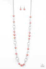 Load image into Gallery viewer, Prized Pearls Necklace - Orange
