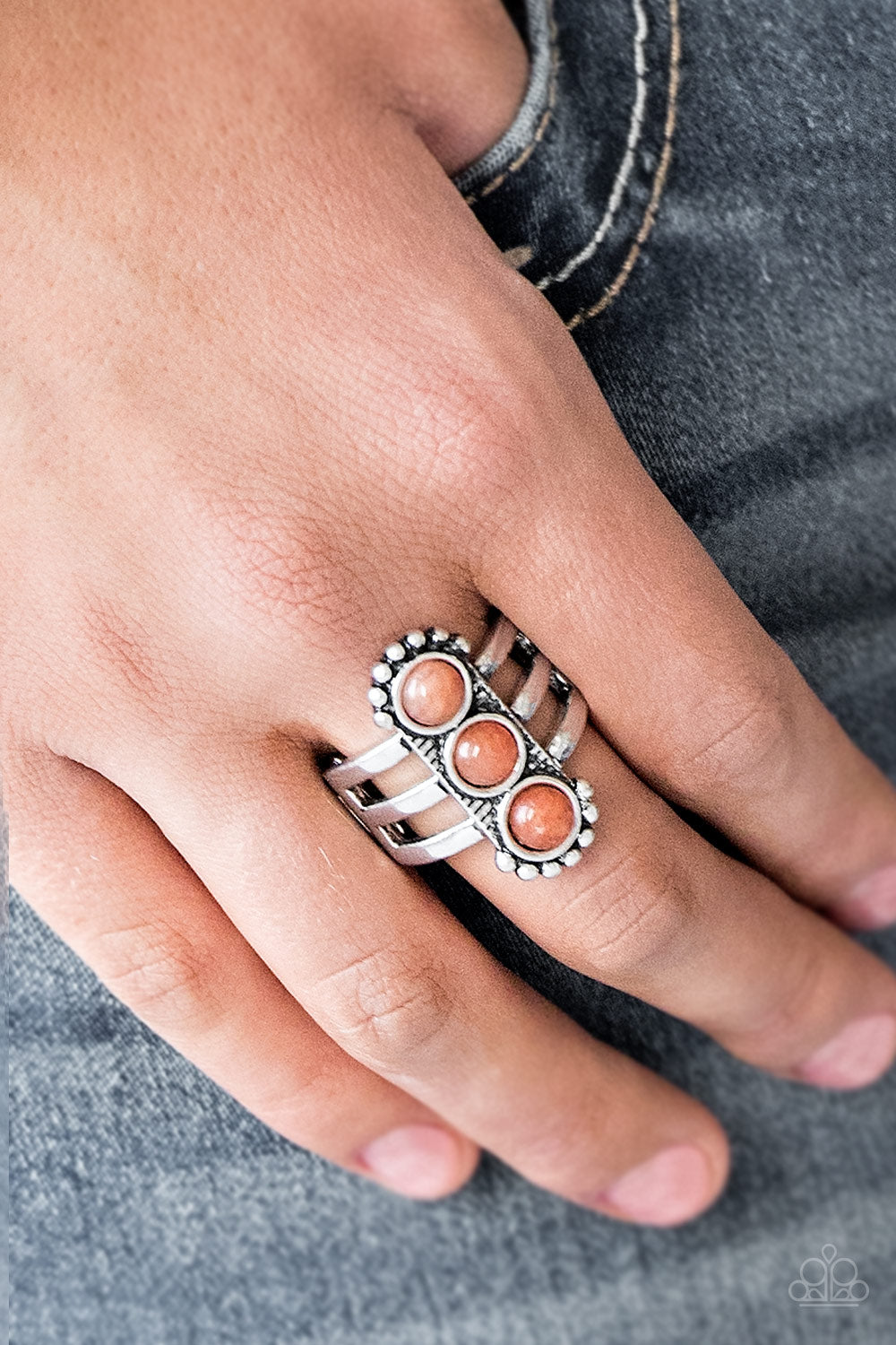 Rio Trio Ring - Orange