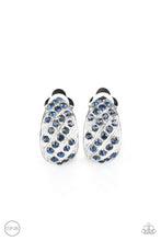 Load image into Gallery viewer, Sparkling Shells Clip-On Earrings - Blue
