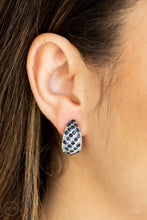 Load image into Gallery viewer, Sparkling Shells Clip-On Earrings - Blue
