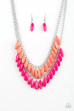 Load image into Gallery viewer, Beaded Boardwalk Necklace - Pink

