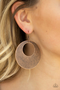 Dotted Delicacy Earrings - Copper