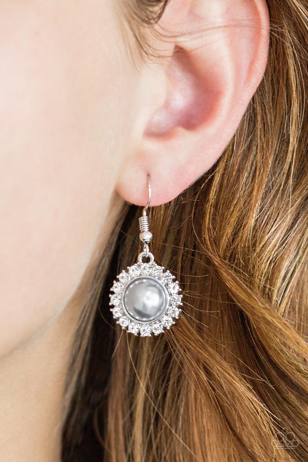 Fashion Show Celebrity Earrings - Silver