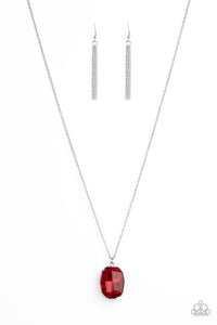 Imperfect Iridescence Necklace - Red