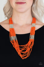 Load image into Gallery viewer, Let It BEAD Necklace - Orange
