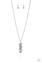 Load image into Gallery viewer, Teardrop Serenity Necklace - Purple
