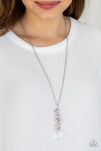 Load image into Gallery viewer, Teardrop Serenity Necklace - Purple
