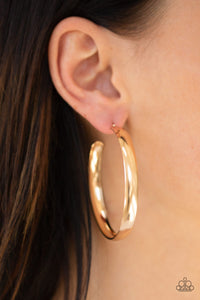 A Double Feature Earrings - Gold