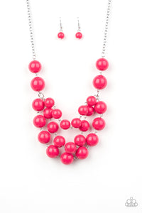 Miss Pop-YOU-larity Necklace - Pink