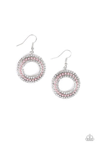 Sparkle Splurge Earrings - Pink