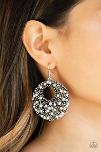 Starry Showcase Earrings - White