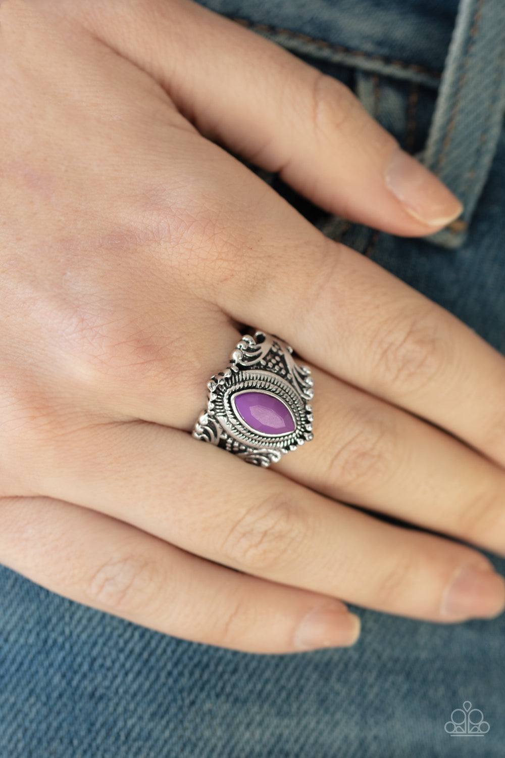 Tangy Texture Ring - Purple