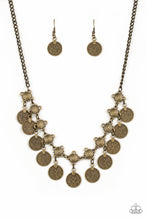 Load image into Gallery viewer, Walk The Plank Necklace - Brass
