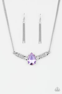 Way To Make An Entrance Necklace - Purple