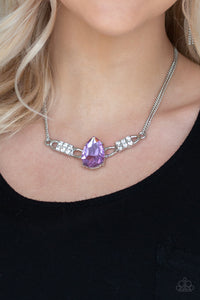 Way To Make An Entrance Necklace - Purple