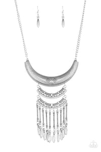 Eastern Empress Necklace - Silver