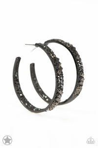 GLITZY By Association Earrings - Black