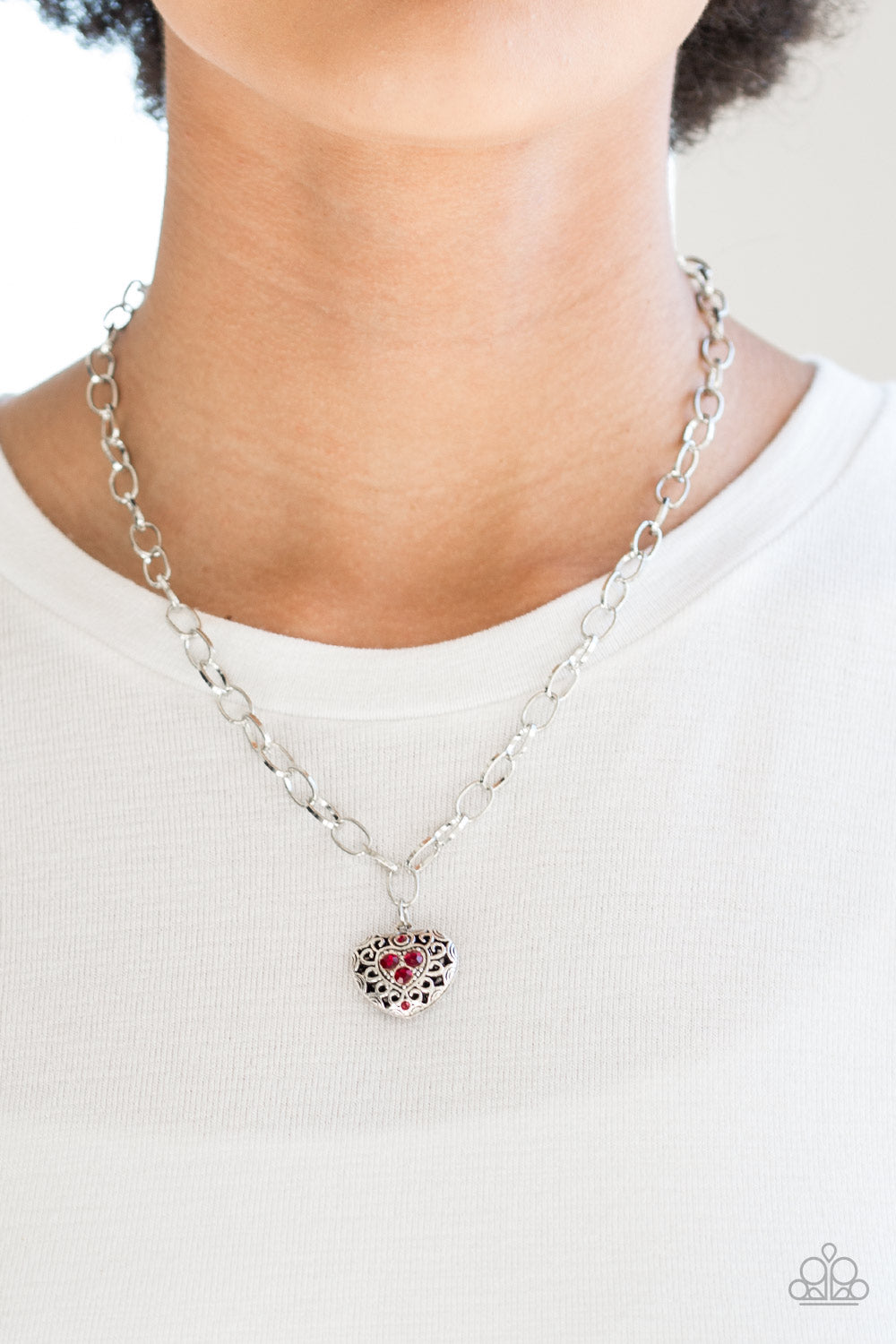 No Love Lost Necklace - Red