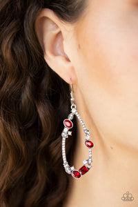 Quite The Collection Earrings - Red