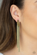 Load image into Gallery viewer, Radio Waves Earrings - Brass
