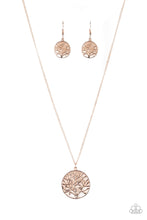 Load image into Gallery viewer, Save The Trees Necklace - Rose Gold
