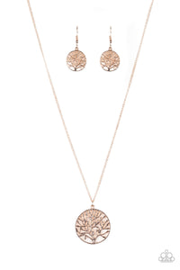 Save The Trees Necklace - Rose Gold