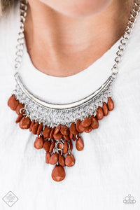 Rio Rainfall Necklaces - Brown