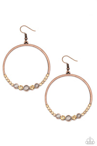 Dancing Radiance Earrings - Copper