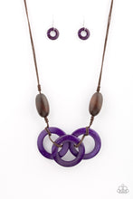 Load image into Gallery viewer, Bahama Drama Necklace - Purple
