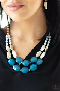 Seacoast Sunset Necklace - Blue