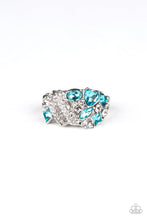 Load image into Gallery viewer, Sparkle Bust Ring - Blue
