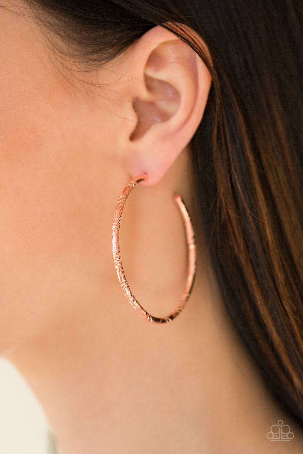 A Double Take Earrings - Copper