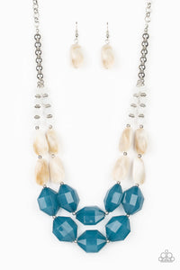 Seacoast Sunset Necklace - Blue