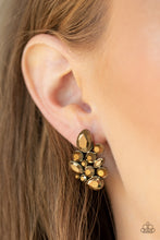 Load image into Gallery viewer, Galaxy Glimmer Earrings - Brass
