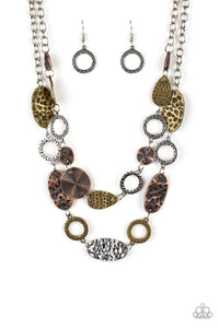 Trippin On Texture Necklace - Multi
