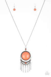 Rural Rustler Necklace - Orange