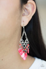Load image into Gallery viewer, Shore Bait Earrings - Red

