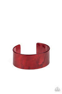 Glaze Over Bracelet - Red