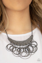 Load image into Gallery viewer, Metro Eclipse Necklace - Black
