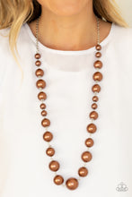 Load image into Gallery viewer, Pearl Prodigy Necklace- Brown
