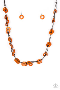 Waikiki Winds Necklace  - Orange