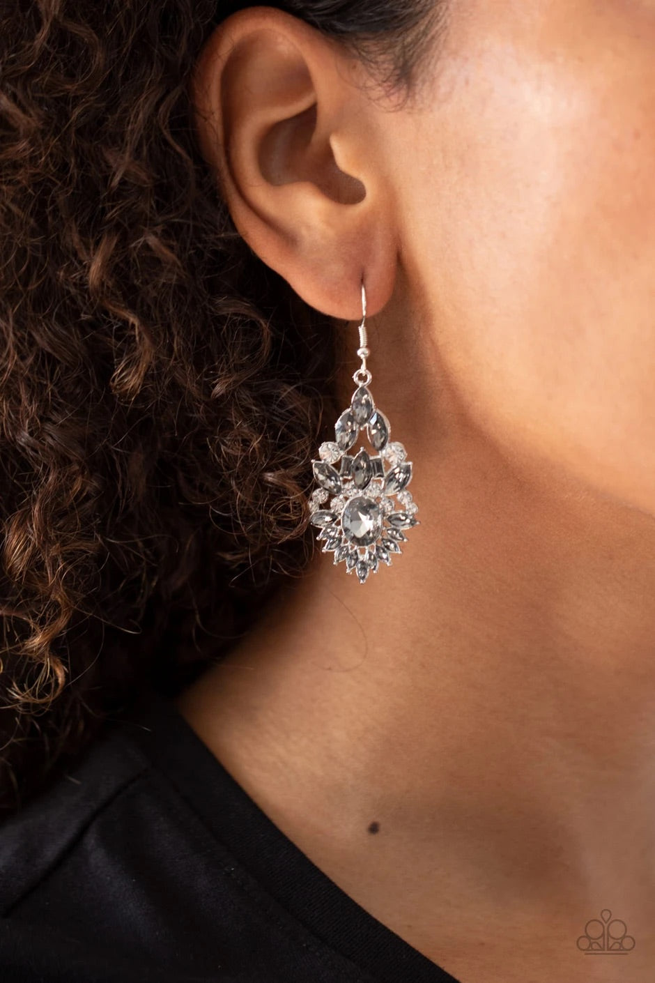 Ice Castle Couture Earrings - Silver